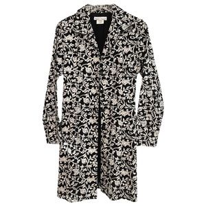 Stylish Trench blazer in 🖤&🤍